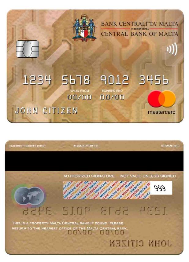 Malta Central Bank mastercard